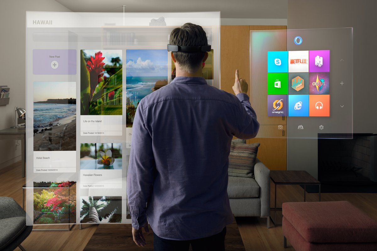 مايكروسوفت تعلن عن جهاز يحاكي الواقع الـــ Microsoft HoloLens
