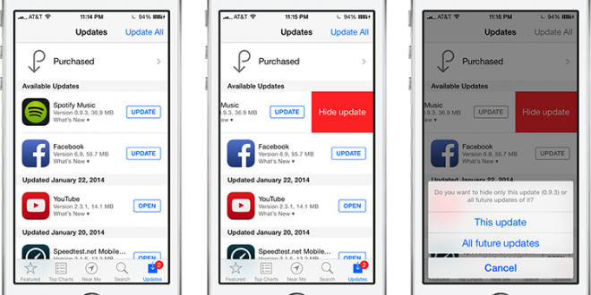 تحديث جديد لاداة ASUpdateHide لإخفاء تحديثات التطبيقات في App Store متوافق مع الاصدار الثامن