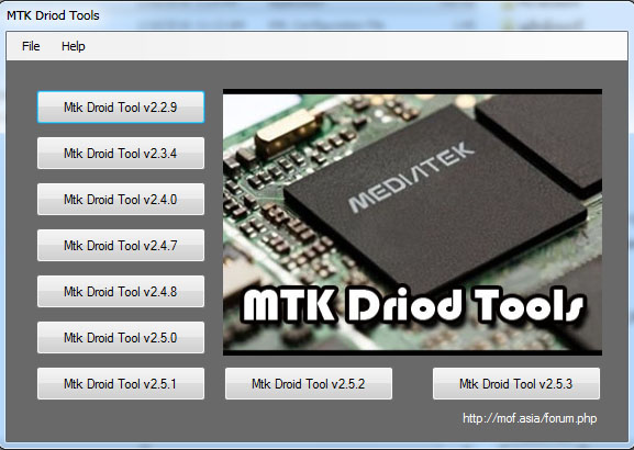 حصري : جميع اصدار MTK Driod Tools في برنامج واحد!