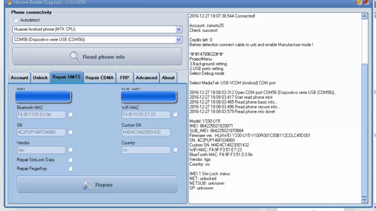 HDETOOL Version 272 Released REALLY huawei update