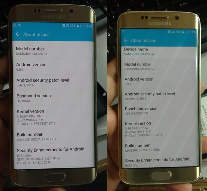 حل نهائي لمشكلة IMEI Original null, unknown baseband لجهاز Samsung Galaxy S6 Edge SM-G925A على الحماية B5