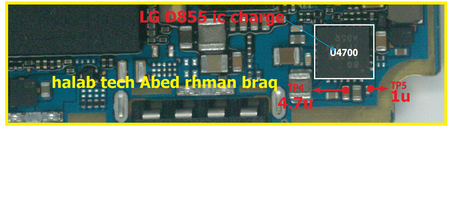 LG D855 IC CHARGE
