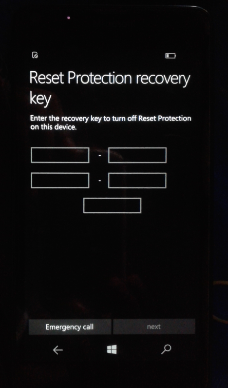 حل مشكلة Lumia Reset Protection Recovery key لاجهزة نوكيا لوميا