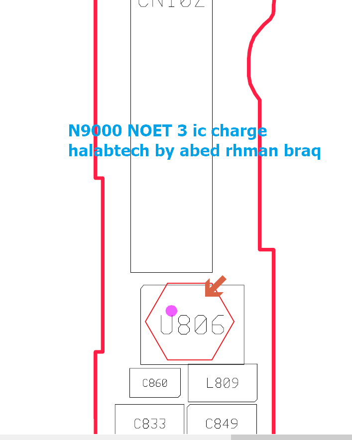 N9000 Note3 ic charge
