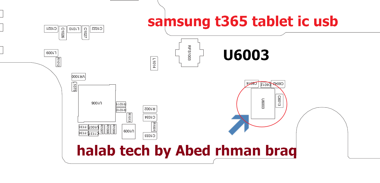 samsung sm-t365 tablet ic usb