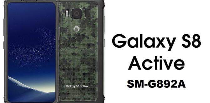 الروم الرسمي Samsung Galaxy S8 Active AT SM-G892A/حمايةU2 أصدار 8.0