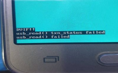 حل مشكلة ظهور خطأ (usb_read txn_status failed) أثناء التفليش رغم تعرف الهاتف على الكمبيوتر