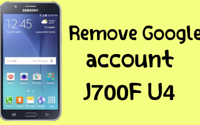حذف حساب جوجل لهاتف Remove Google account J700F