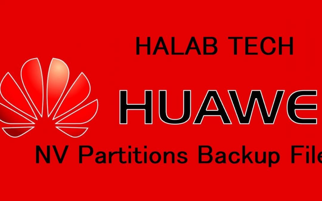 Huawei DRA-L01 NV Partitions Backup File