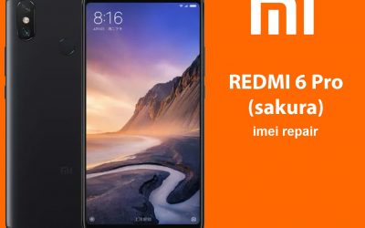 إصلاح أيمي بدون روت Redmi 6 pro sakura IMEI Original repair Without Root (مفتوح بوت لودر)