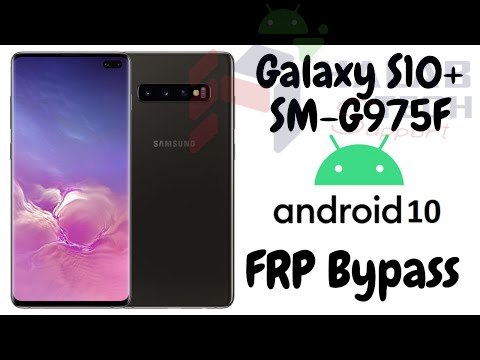 Reset Frp Samsung S10+ G975F U8 , Without Pc , Security Patch Level 2020-08-01