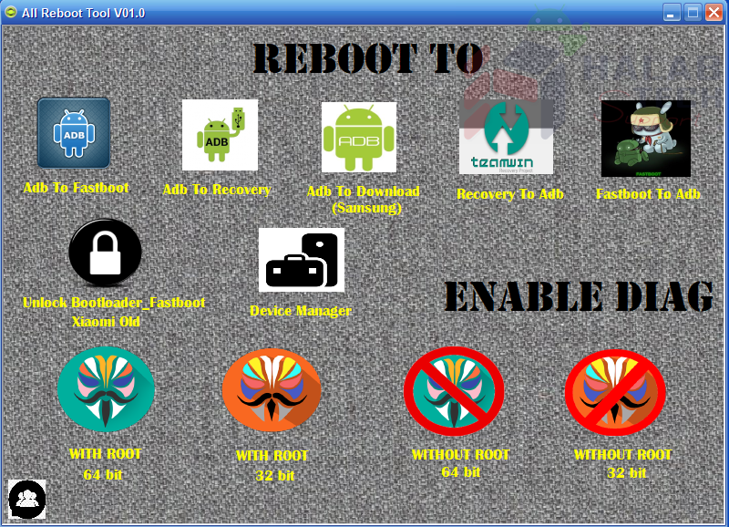 All Reboot Tool  أداة صغيرة لإدخال هواتف شاومي إلى كل الأوضاع