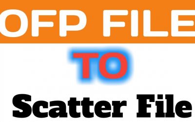 OFP To Scatter File Extract With cmd