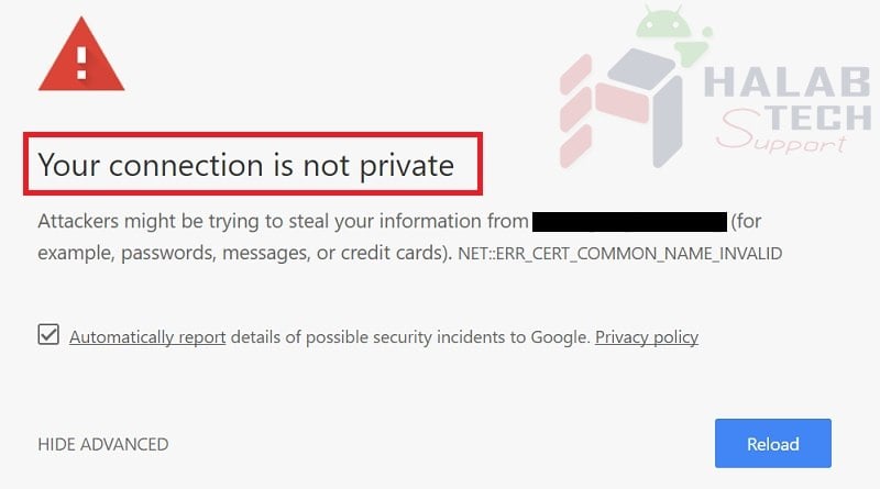 حل مشكلة متصفح كروم مع موقع e devlet  وغيرها من المواقع Your Connection Is Not Private