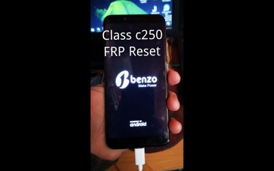 حذف قفل شاشة + حساب جيميل  FRP لهاتف العنيد Benzo Class C250 by flash tool