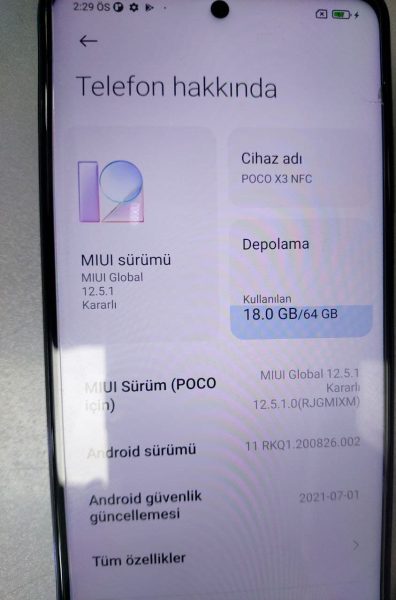 POCOPHONE X3 NFC V12.5.1.0