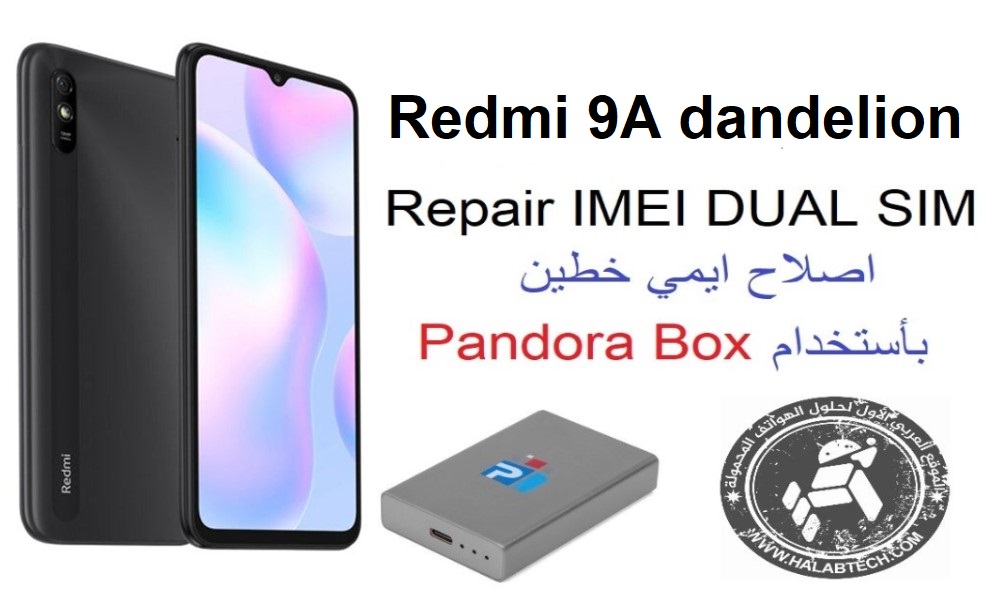 اصلاح ايمي الاساسي خطين لهاتف Redmi 9A dandelion