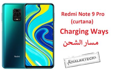 مسار الشحن لهاتف Redmi Note 9 Pro curtana Charging Ways
