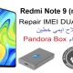 Redmi Note 9 merlin Repair IMEI DUAL SIM
