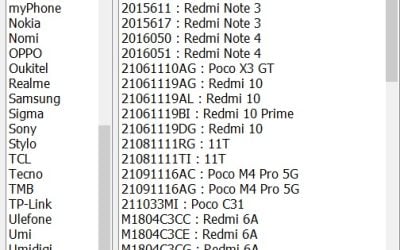اصلاح ايمي الاساسي للهاتف Xiaomi 11T (agate) باستخدام Repair IMEI Original Xiaomi 11T (agate) By Pandora // Pandora