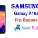 Reset Frp For Samsung Galaxy A10e (SM-A102DL) With Chimera Tool EUB Mode
