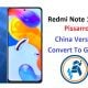 تحويل من صيني الى نسخة عالمية Redmi Note 11 Pro pissarro