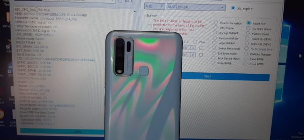 إزالة FRP حساب غوغل للهاتف Vivo 1940