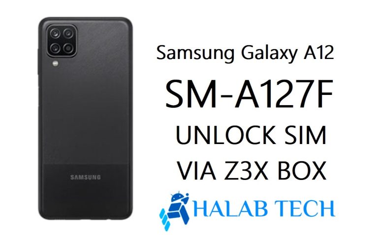 طريقة فك قفل الشبكة لهاتف A127F U4 UNLOCK SIM GALAXY A12