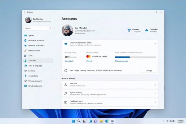 يجلب Windows 11 build 25145 إدارة اشتراك OneDrive إلى الإعدادات