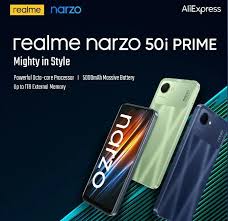 تم اطلاق هاتف Realme Narzo 50i Prime بتصميم يشبه Realme C30  و بطارية 5000 مللي أمبير في الساعة