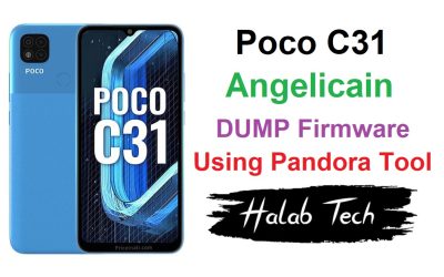 Poco C31 Angelicain DUMP Firmware Using Pandora Tool