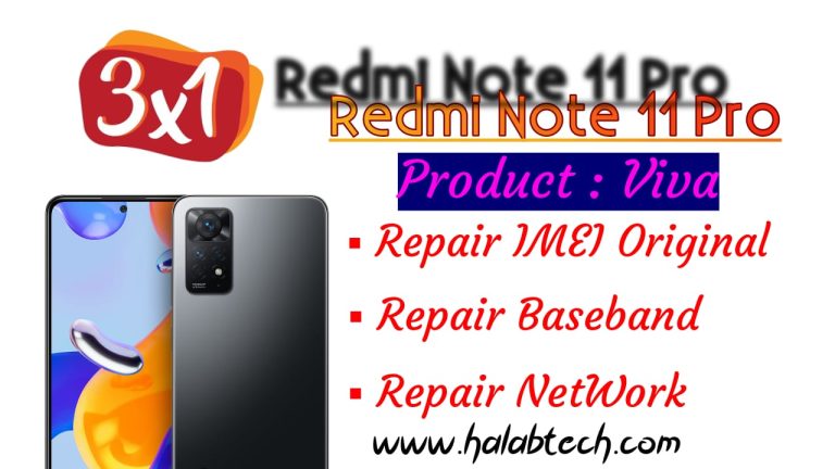 Redmi Note 11 Pro Viva Repair IMEI Original 2023