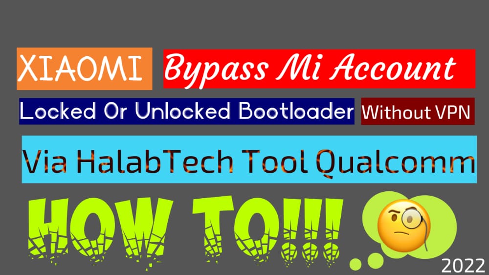 Redmi Note 9 Pro Max excalibur Bypass Mi Account Locked or Unlocked Bootloader