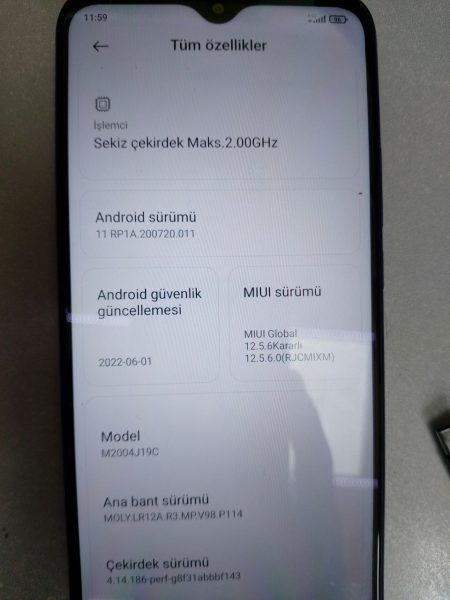 اصلاح باسبند وايمي اساسي باقل من دقيقه/ redmi 9 lancelot / على اداه TR TOOLS