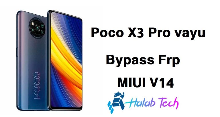 Poco X3 Pro vayu Frp Bypass MIUI V14
