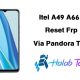 Itel A49 A661L Reset Frp Via Pandora Tool
