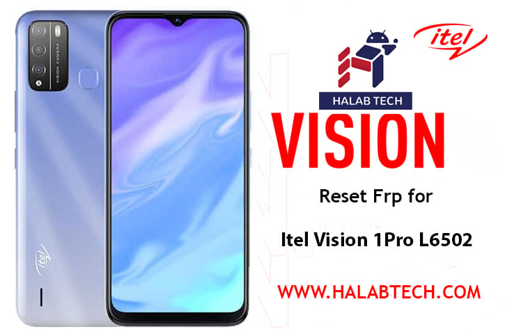 Itel Vision 1Pro L6502 Reset Frp For Via Unlock Tool