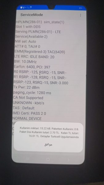  M325F U6 Repair IMEI Original