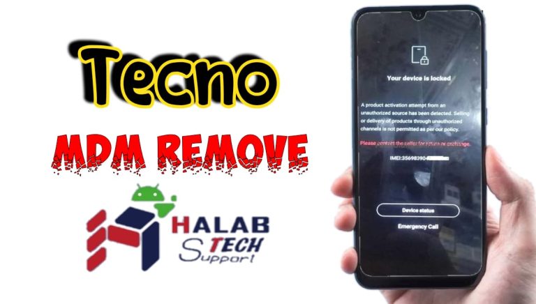 Tecno BE7 MDM Remove