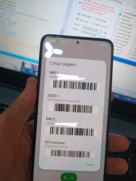 اصلاح ايمي NULL وحل مشكلة دخول الى NV DATA is corrbted لهاتف وموديل. REDMİ NOTE 11 PRO VİVA بأقل من 20 دقيقة