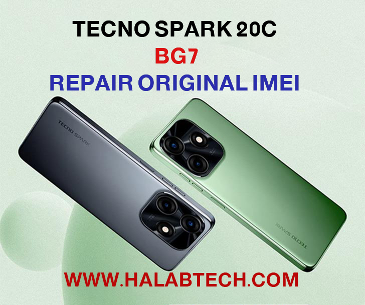 إصلاح الآيمي الأساسي لهاتف Repair Imei For Tecno Spark 20C- BG7 باستخدام DFT