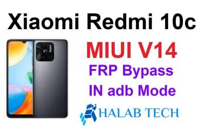 Redmi 10C fog RESET FRP MIUI V14 IN ADB Mode