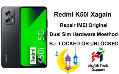 Redmi K50i Xagain Repair IMEI Original Dual Sim Hardware Method