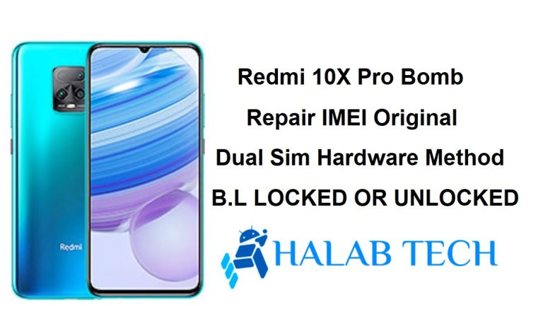 Redmi 10X Pro Bomb Repair IMEI Original Dual Sim Hardware Method
