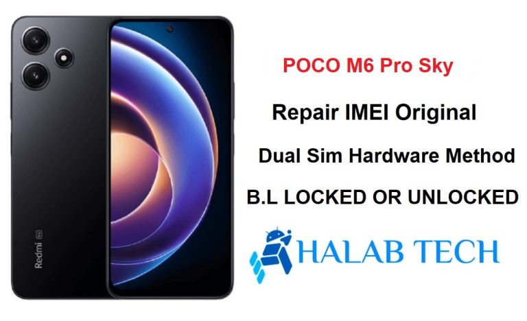 POCO M6 Pro Sky Repair IMEI Original Dual Sim Hardware Method