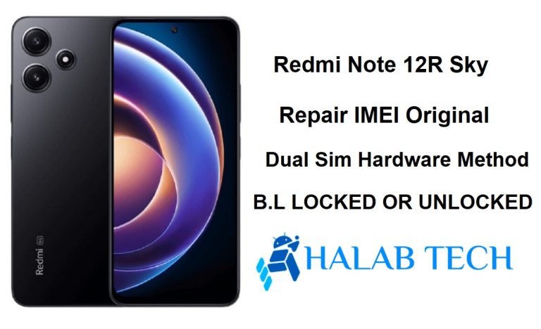 Redmi Note 12R Sky Repair IMEI Original Dual Sim Hardware Method