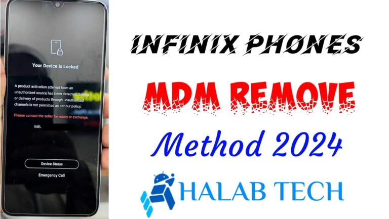 Infinix Hot 30i X669D Remove MDM Method 2024