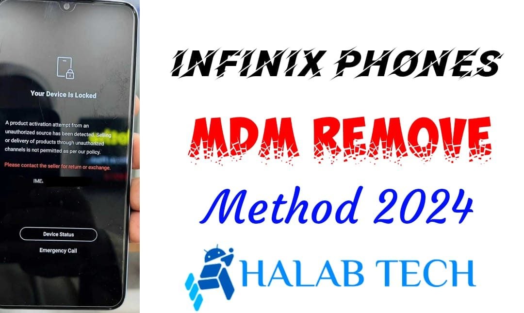 Infinix Hot 40i X6528B Remove MDM Method 2024