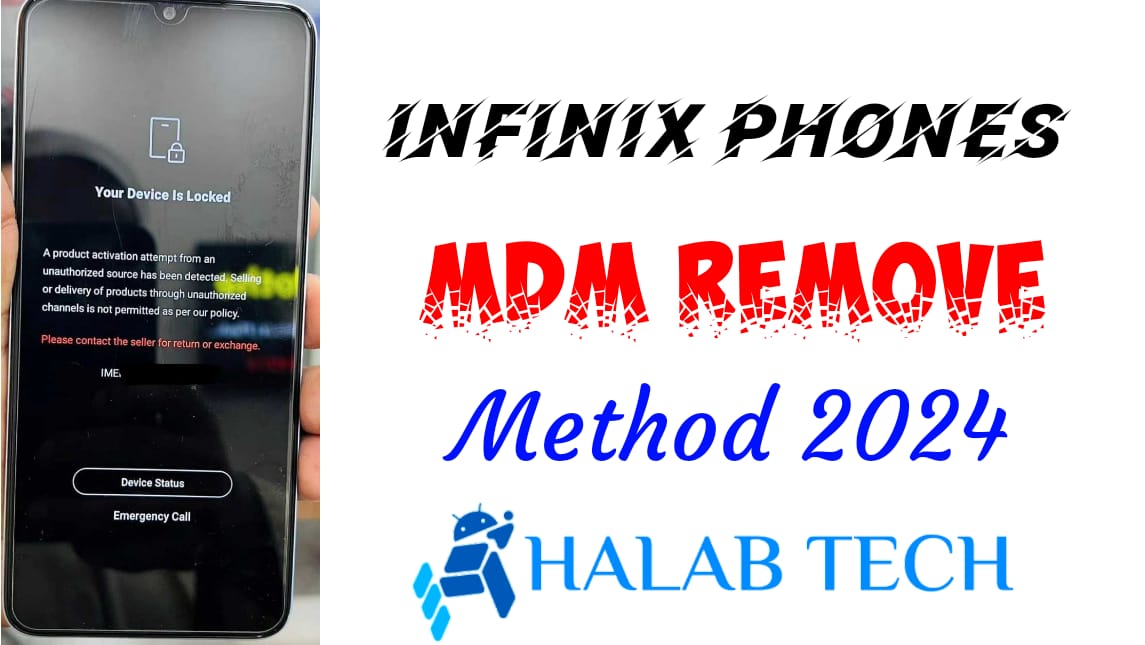 Infinix Smart 7 HD X6516 Remove MDM Method 2024