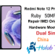  Redmi Note 12 Pro ruby Repair IMEI Original Dual Sim China Hardware Method 50MP